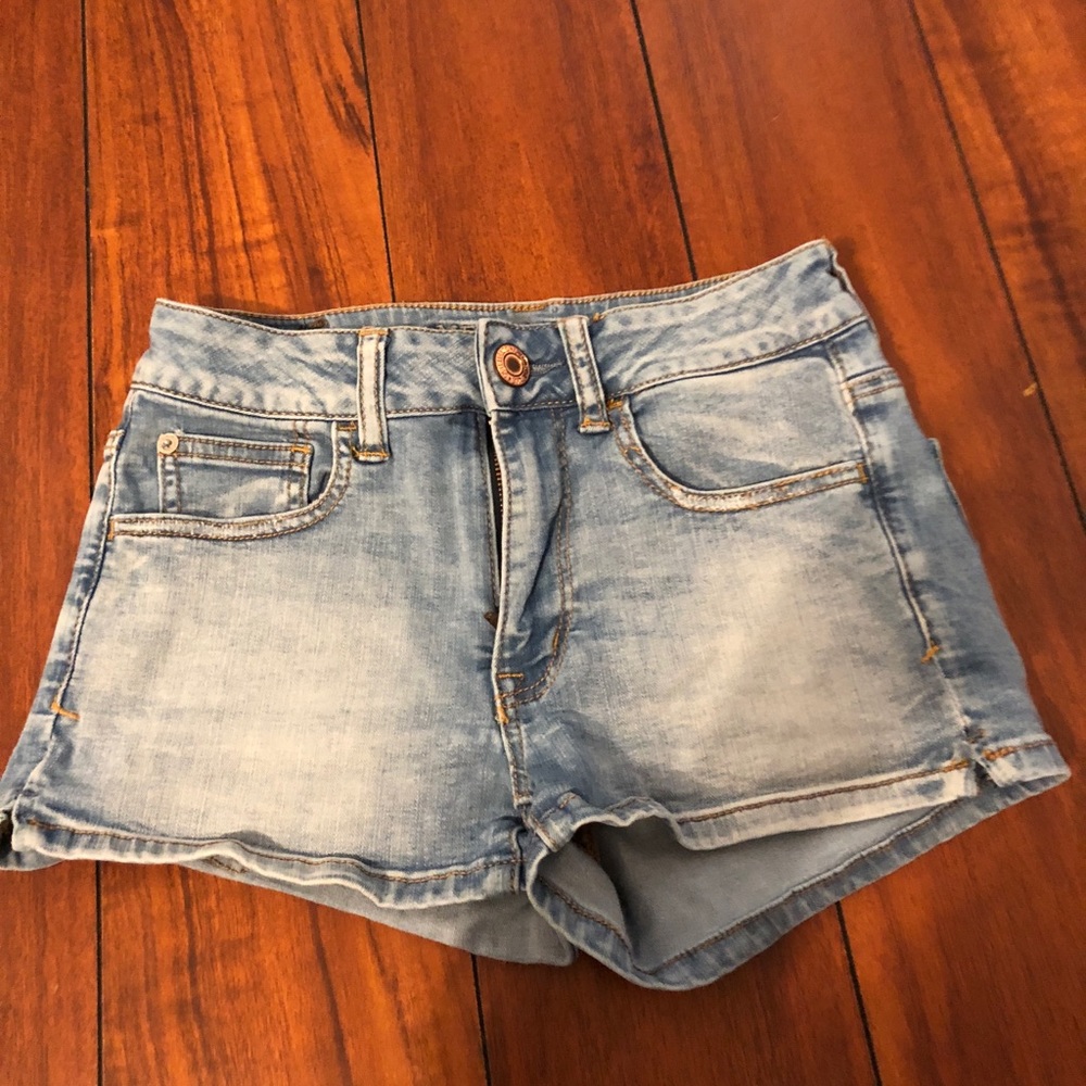 Denim shorts